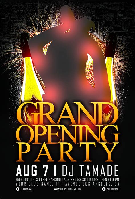 Grand Opening Flyer Template 3