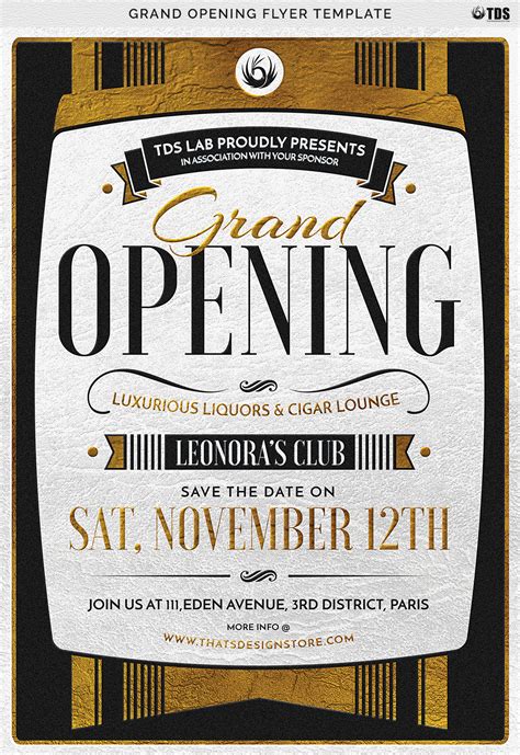 Grand Opening Flyer Template 4