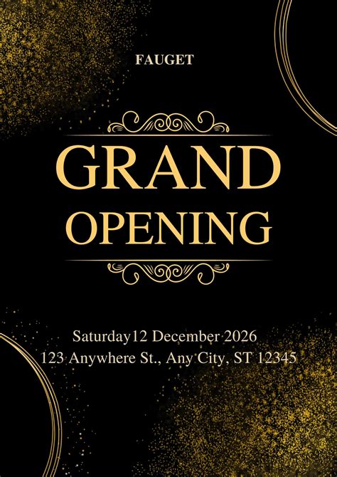 Grand Opening Flyer Template 6