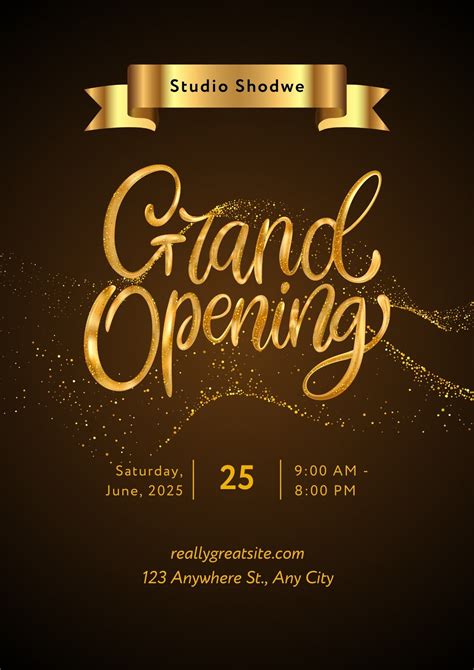 Grand Opening Flyer Template 9