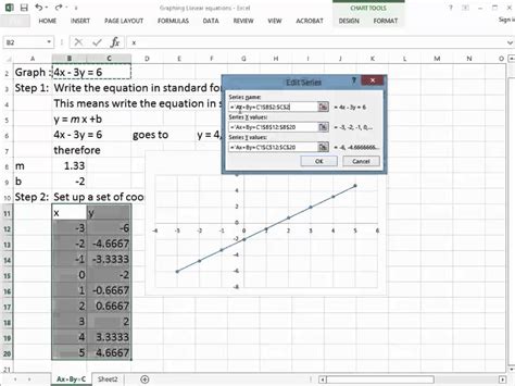 Graph Equations in Excel 1