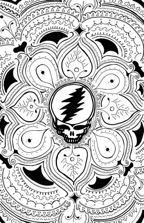 Grateful Dead Coloring Book Pages