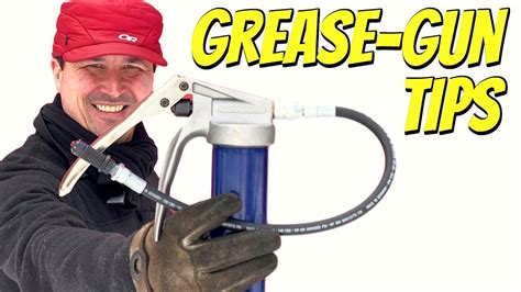 Using a Grease Gun for Lubrication