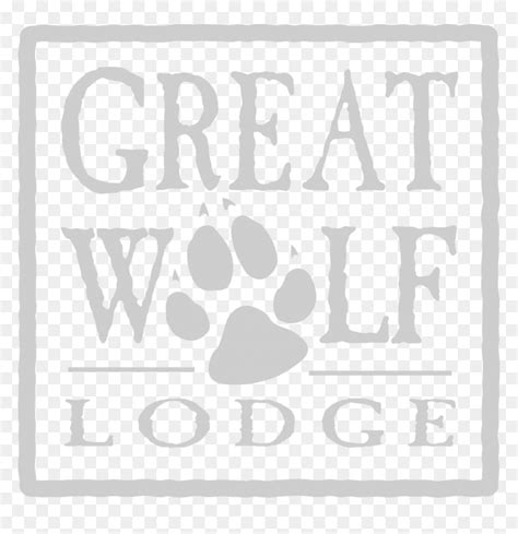 Great Wolf Lodge Black and White Logo