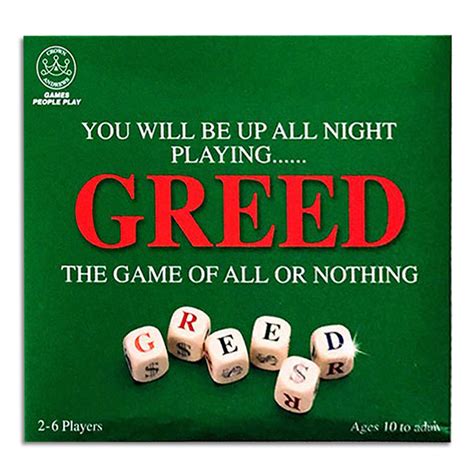 Greed Dice Game scoring combinations