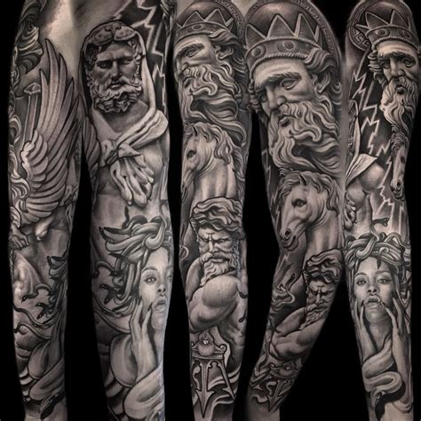 Greek God Tattoo Art