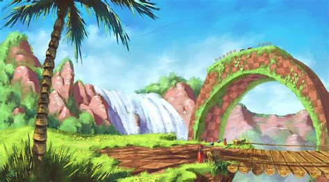 Green Hill Zone Landscape