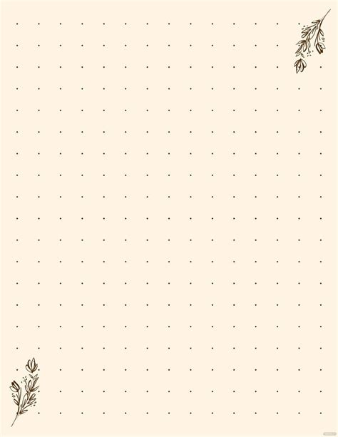 Grid Notebook Paper Template