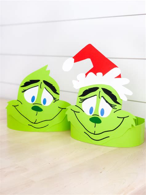 Grinch Hat Template For Kids