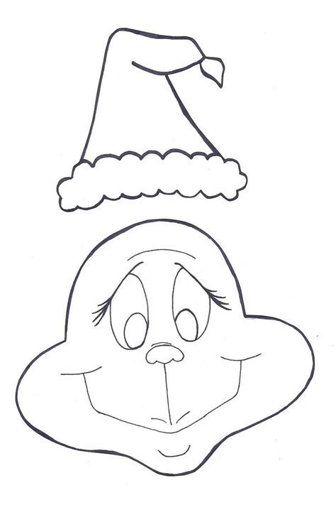 Grinch Printable Hat Template