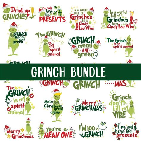 Grinch printable quotes for holiday fun