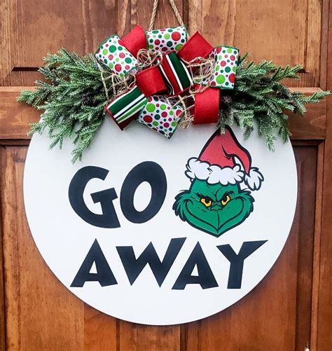 Grinch Sign Decorations