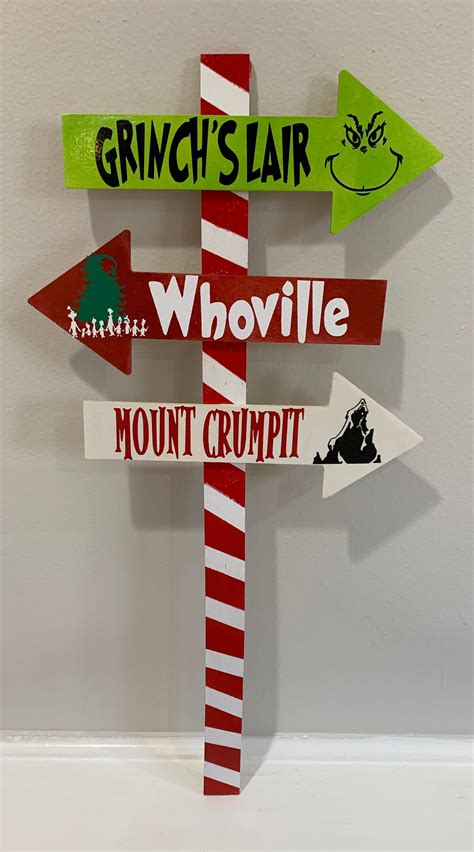 Grinch Whoville Sign