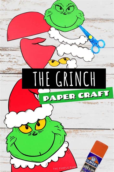 Grinch craft templates