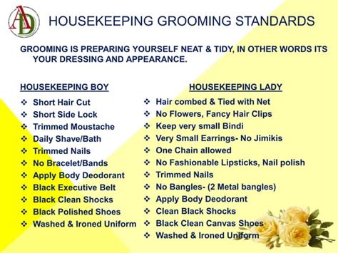 Grooming Standards