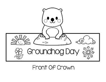 Groundhog Day Crown Printable