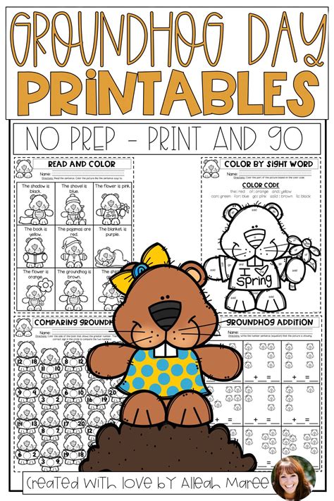 Groundhog Day Printables Gallery