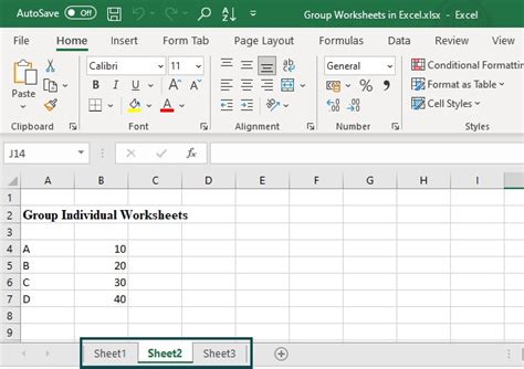 Group Ungroup Worksheets Excel