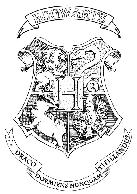 A printable book cover featuring the Gryffindor crest.