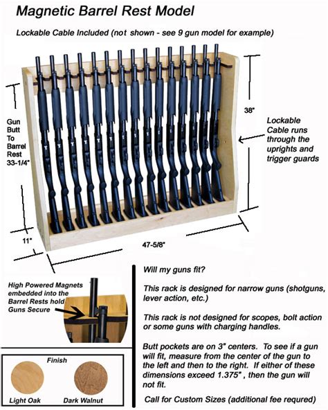 Gun Rack Schematics