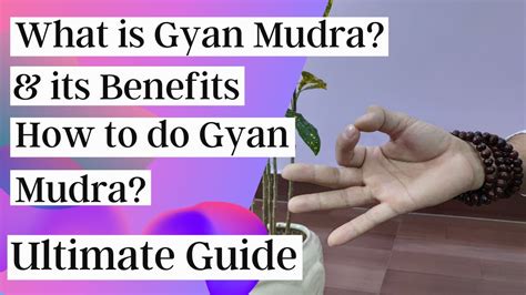 Gyan Mudra, the mudra of knowledge