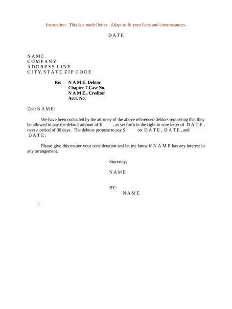 HOA Dues Payment Plan Request Letter Template 1