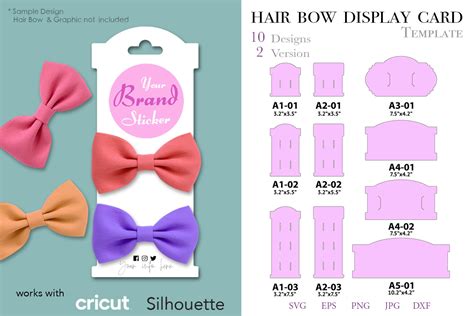 Hair Bow Template Customization