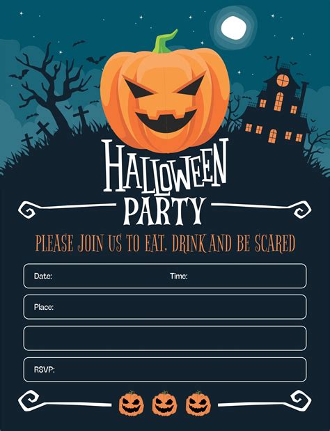 Halloween Birthday Invitation Templates Gallery 8