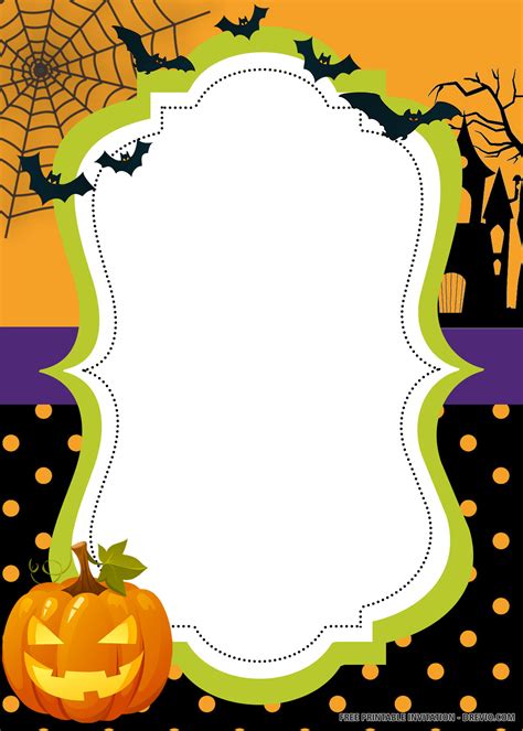 Halloween Birthday Party Flyer Template