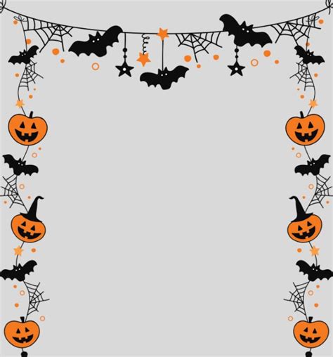 Halloween border designs