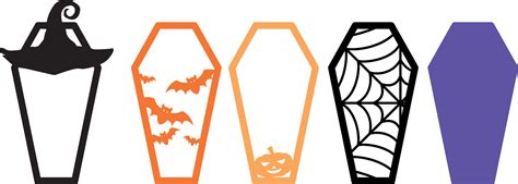 Halloween Coffin Cut Out Templates