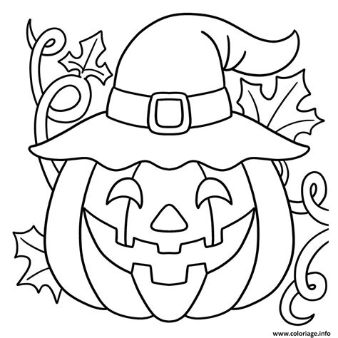 Halloween Coloring Page Template