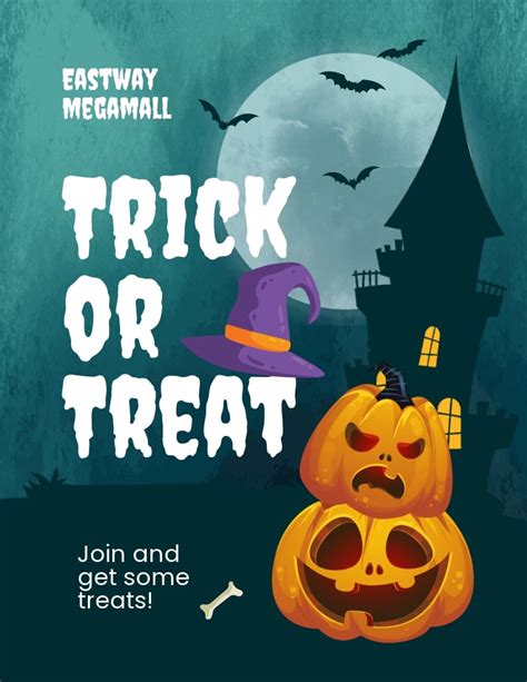 Halloween Flyer Template For Trick Or Treat