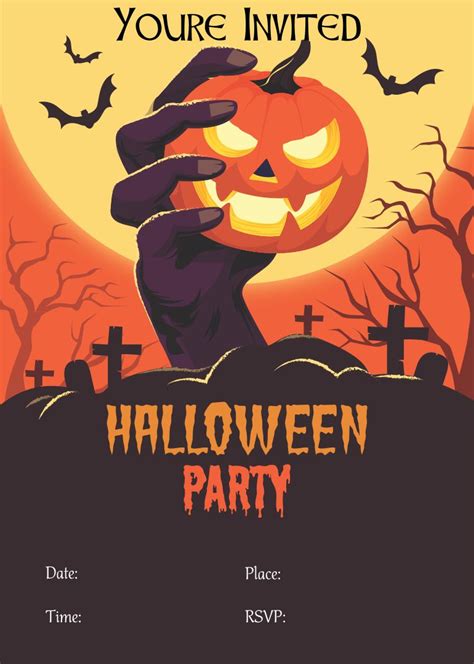 Halloween Invitation Design Templates