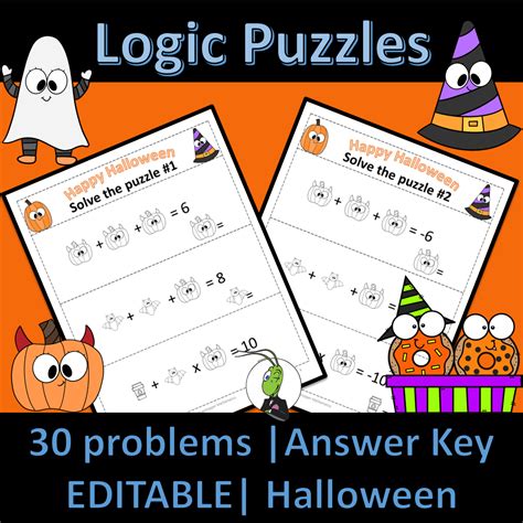 Halloween Logic Puzzle Image 1