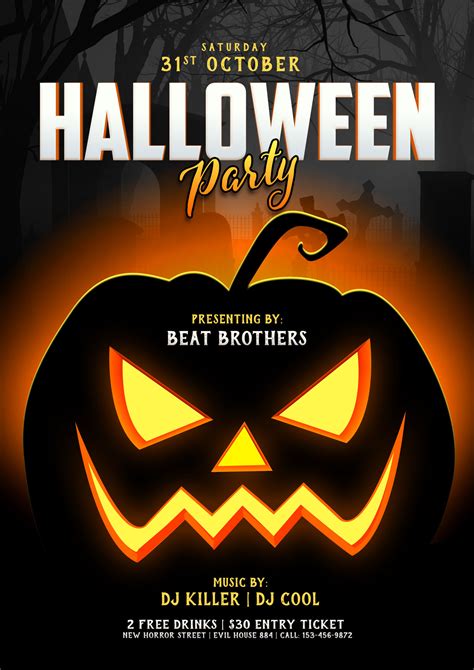 Halloween Party Flyers