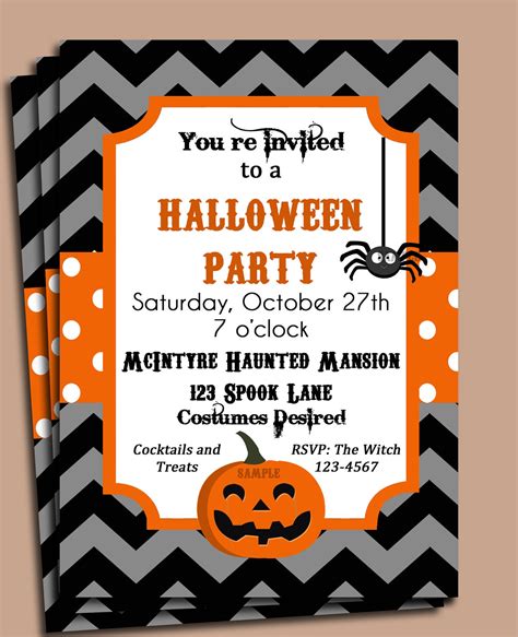 Halloween Party Invitation 2