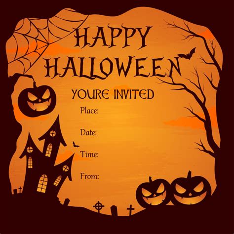 Halloween Party Invitations Designs