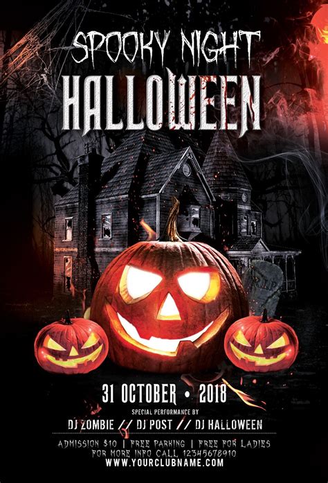 Halloween Scary Flyers