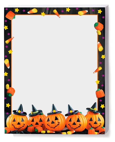 Halloween Stationery Borders