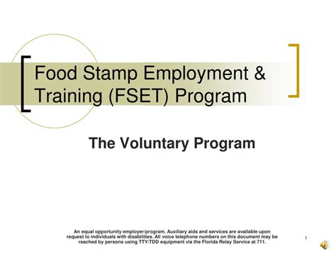 Hancock County Food Stamp Job Training