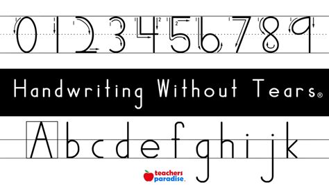 Handwriting Without Tears Method