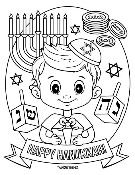 Hanukkah Coloring Pages Printables For Kids