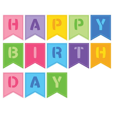 Happy Birthday Banner Template 3