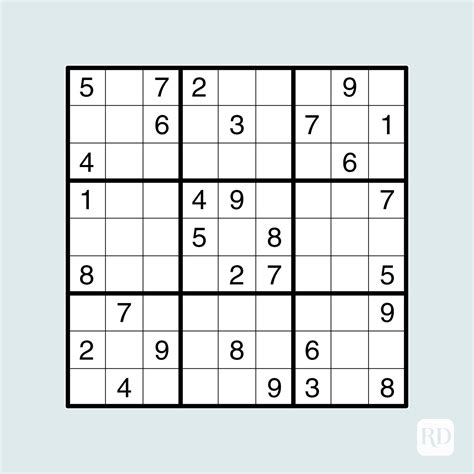 Hard Sudoku Puzzle for Experts