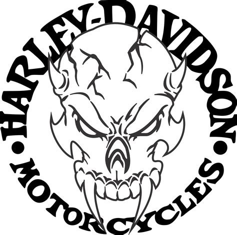 Harley-Davidson Bike Stencil