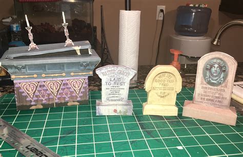 Haunted Mansion Coffin Cut Out Templates