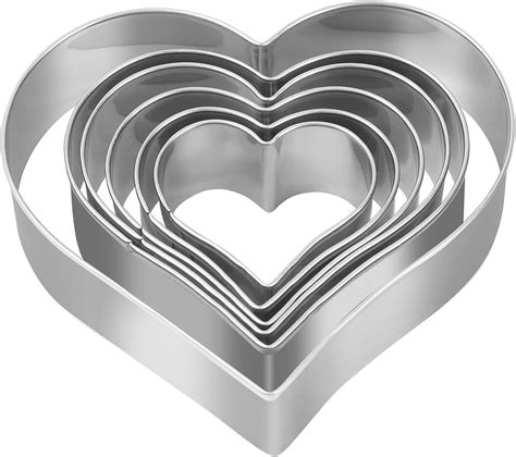 Heart Shaped Cookie Cutter Macaron Template