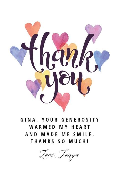 Heartfelt Appreciation Card Template