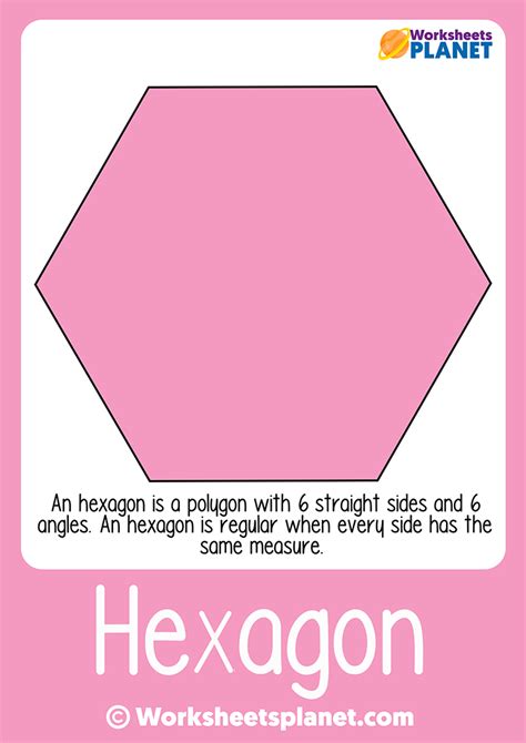 Hexagon Shape For Kids